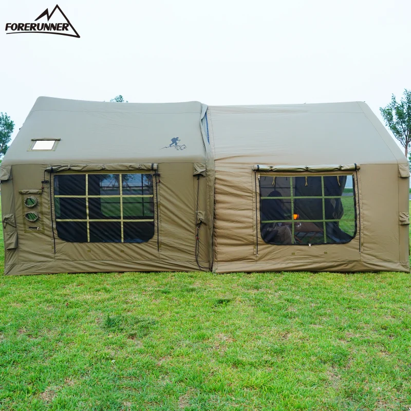 Forerunner 18 Durable Oxford Fabric Rainproof Large Space Camping Hiking Party Inflatable Tent