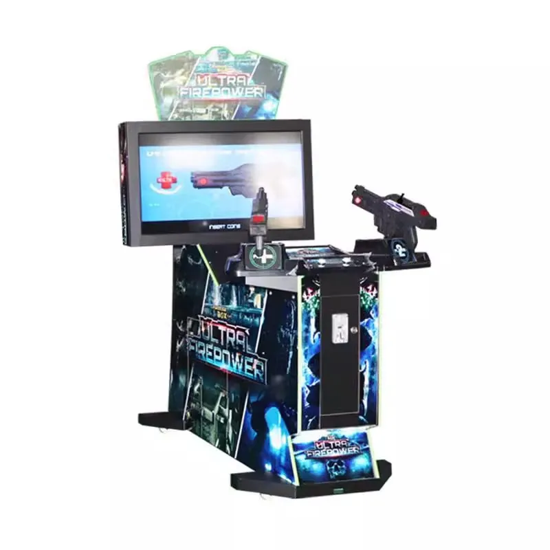 Ultra Firepower 42 LCD 3-in-1 Video Simulator Kids' Arcade Shooting Gun Game Machine LED Electronic Coin Coin Operated Games