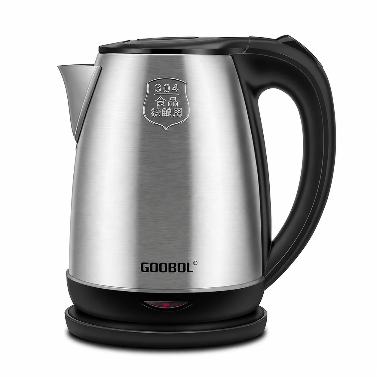 Kitchen Electronic Appliances Induction Heating Water Boiler Black Travel Kettle Electric Small Stainless Steel Electric Kettle