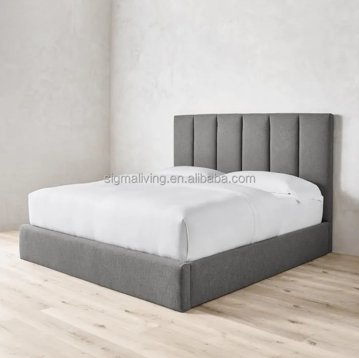 Bedroom hotel double bed living room furniture bed & headboard