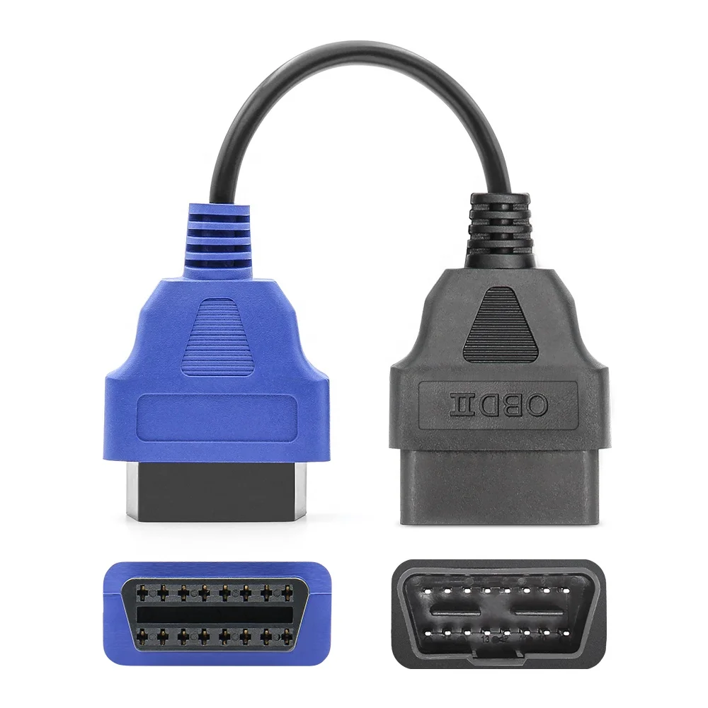 Adaptateur Multi-ECU OBD2 Pour ECUScan – Kit 4 Câbles Couleur Compatible Fiat, Alfa Romeo, Jeep