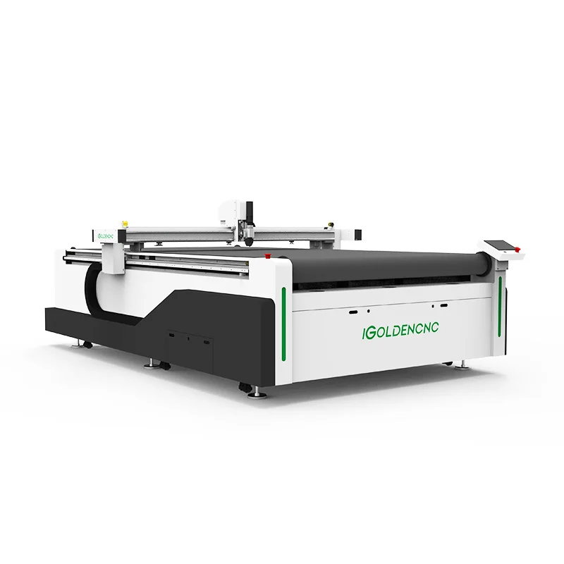 Plastic Foam PP Cnc Oscillating Knife Cutting Machine Corrugated Cardboard Self-adhesive Carton Box Foam Cutter