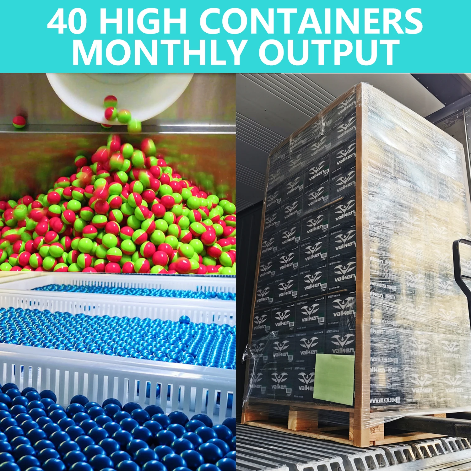 Factory Multi-color Bulk Paintballs Accurate Performance Biodegradable Wholesale Paintball Training Paintball for CS Game