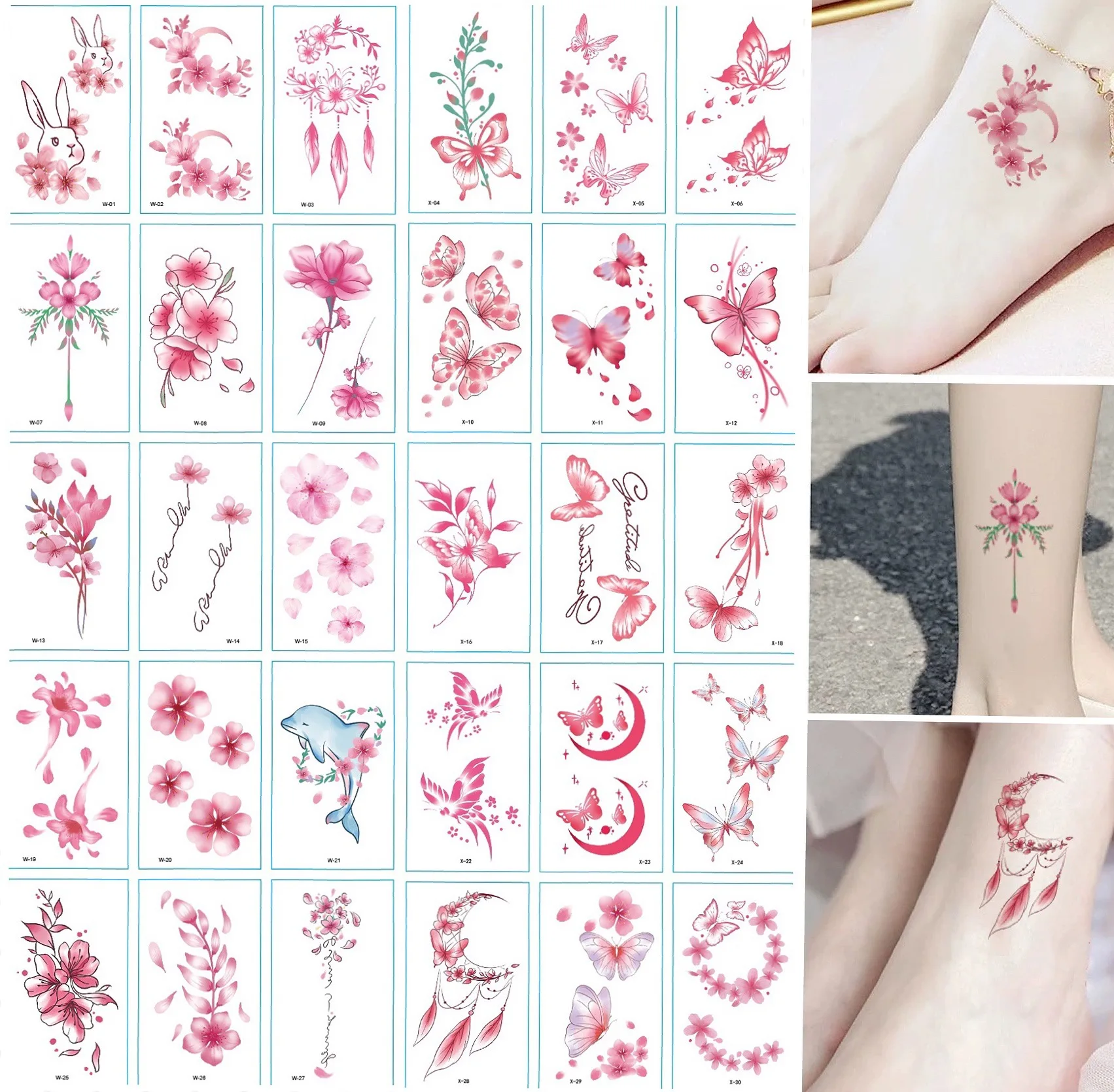 Hen Party Tattoos, Custom Temporary Tattoo, Party Accessory, Hearts, Design  7842 | eBay