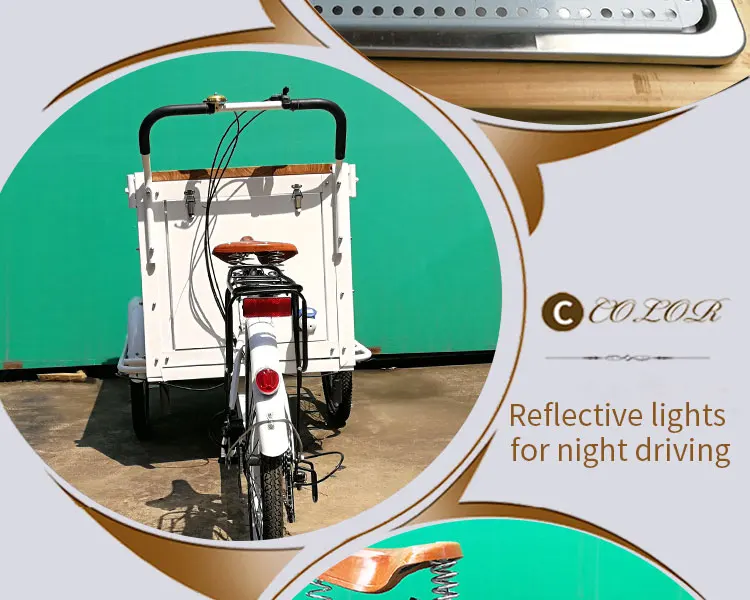 Mobile Coffee Bike Electric Tricycle Coffee 3wheel Business Bicycle