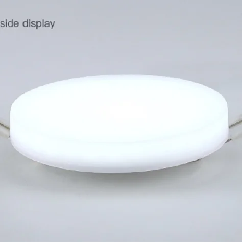 good reputation hot sell 24W 5000 working hours ultra slim recessed surface mounted frameless round led panel light for home
