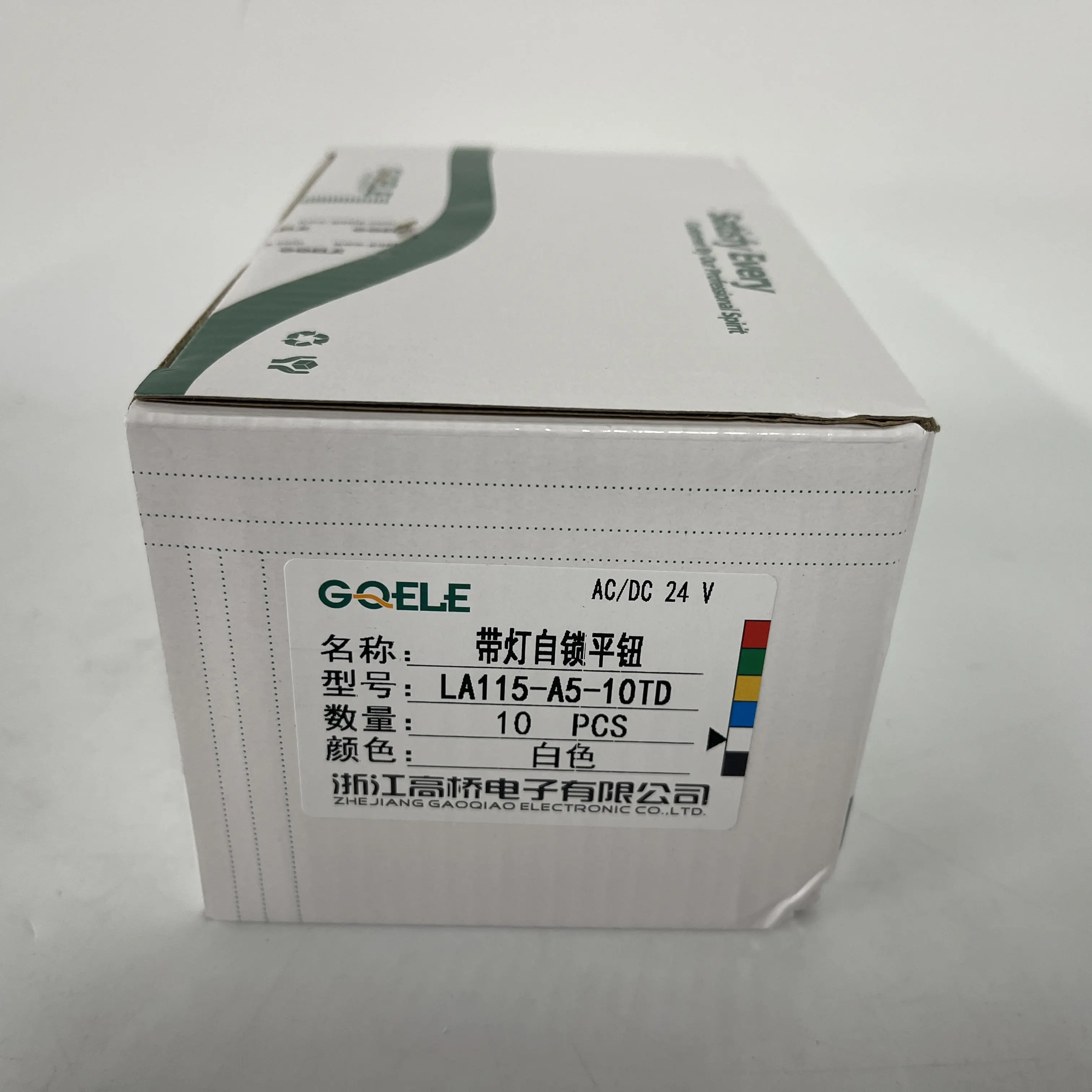 GOELE Illuminated Latching Push Button LA115-A5-10TD