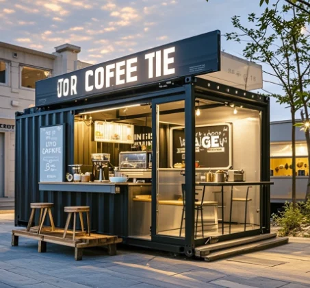 Modern Customizable 20ft Container Cafe Best Price for Your Own Coffee Shop supplier