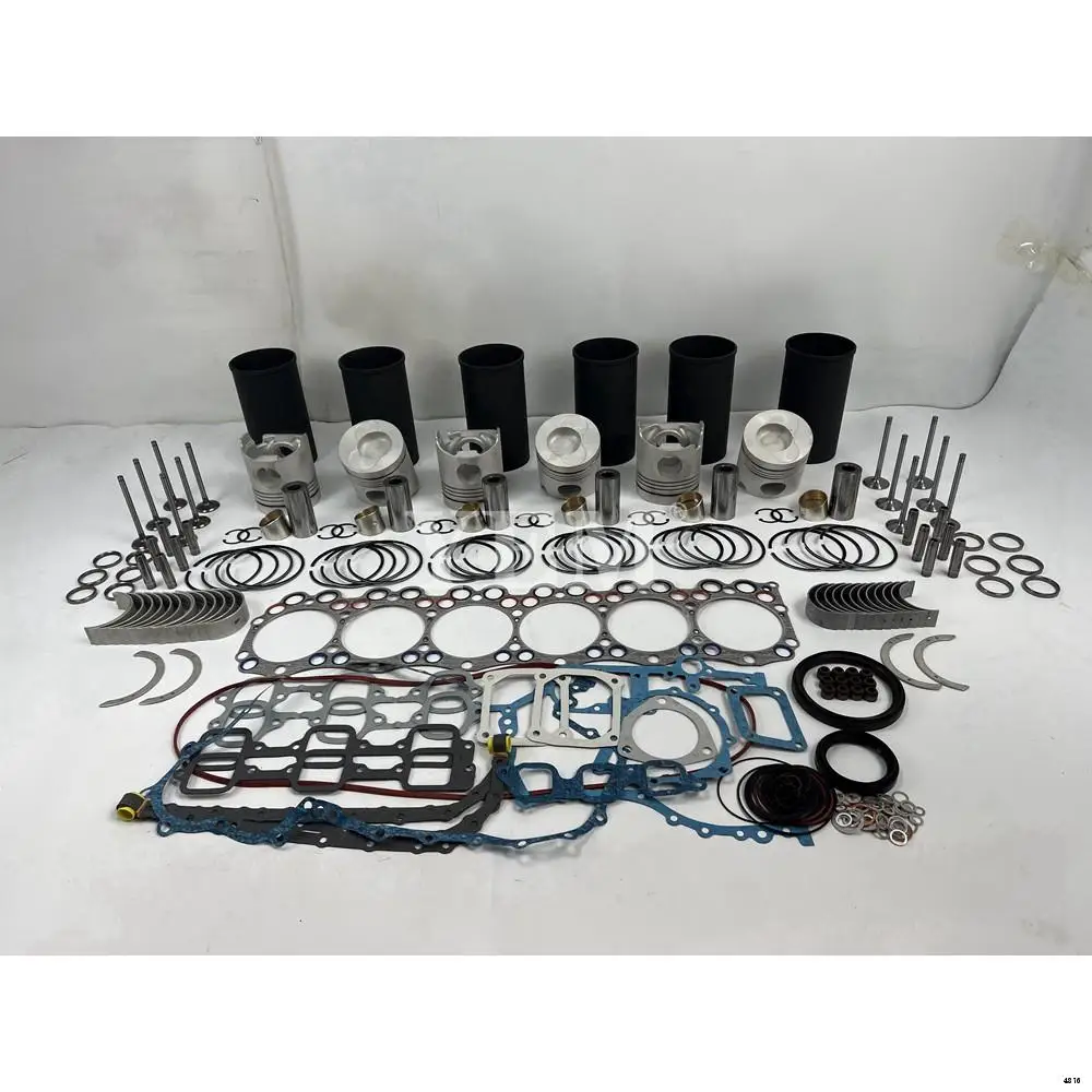 M10C Repair Kit With Piston Rings Liner Bearing Valves Cylinder Gaskets Set for Hino
