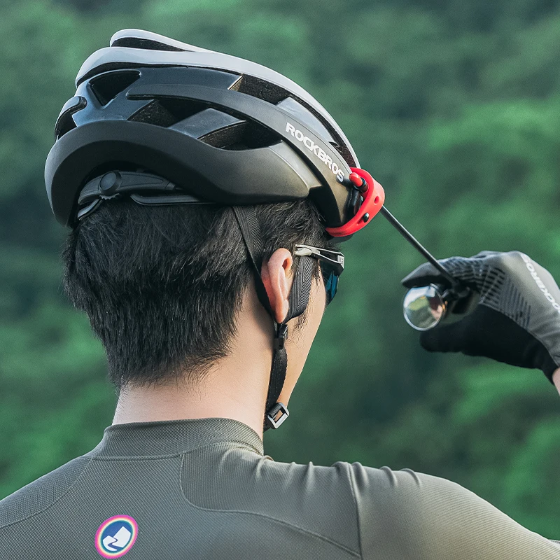 ROCKBROS Bestseller Neues Design Gnstiger Fahrradhelm Rckspiegel  Fahrrad-Reithelm Mini-Reflektor Planspiegel