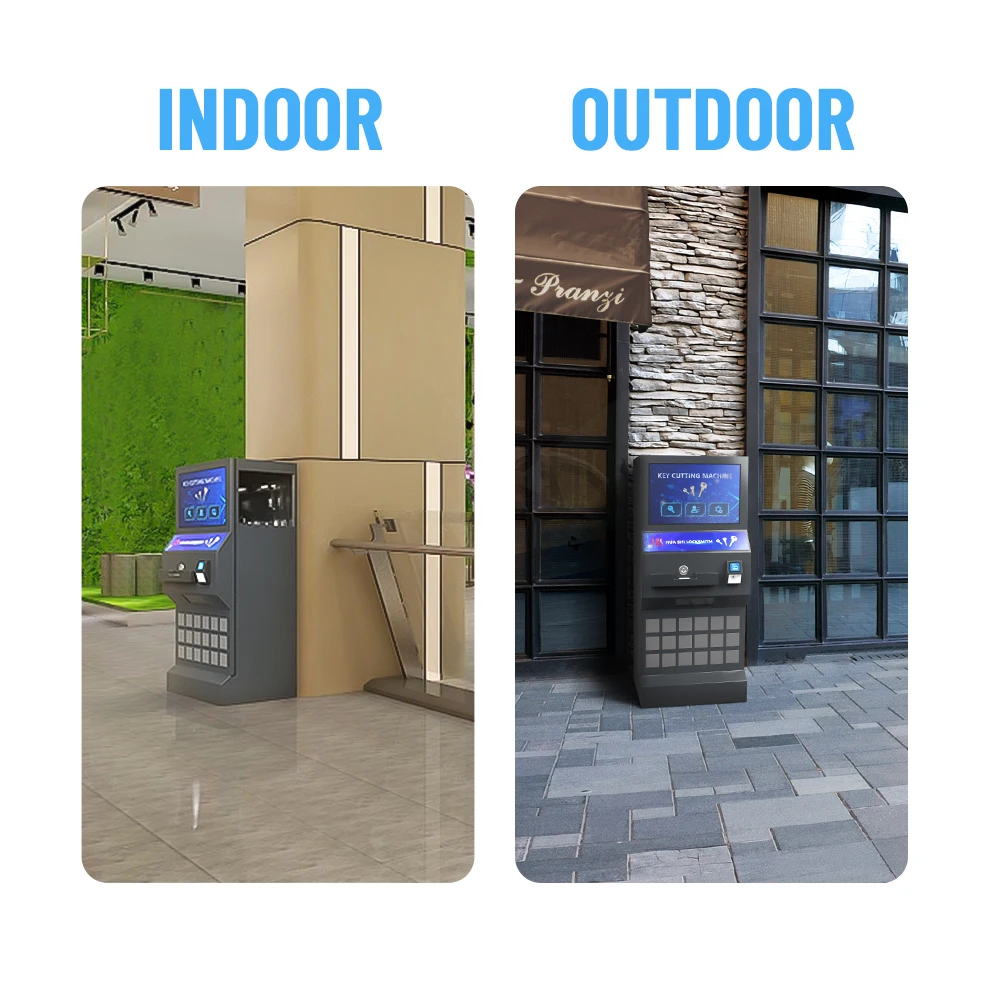 Green Fully Automatic Key Cutting Vending Machines Key Machine Automat Duplicate Key Cutting Machine Locksmith Tools