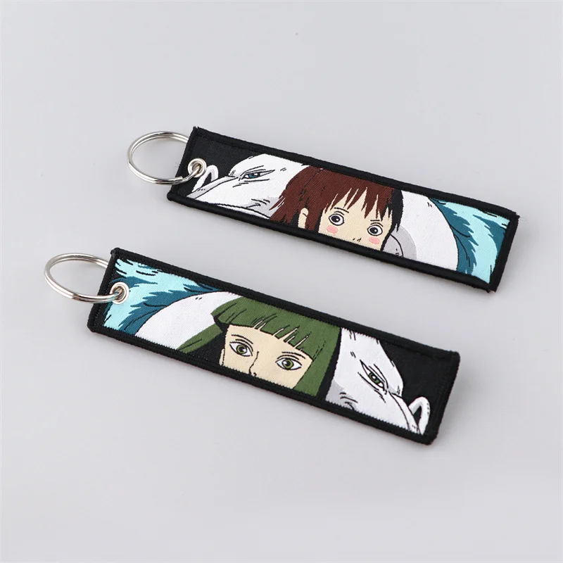 1 Pack Anime Keychain Tag Jet Tag Key Chain Cartoon