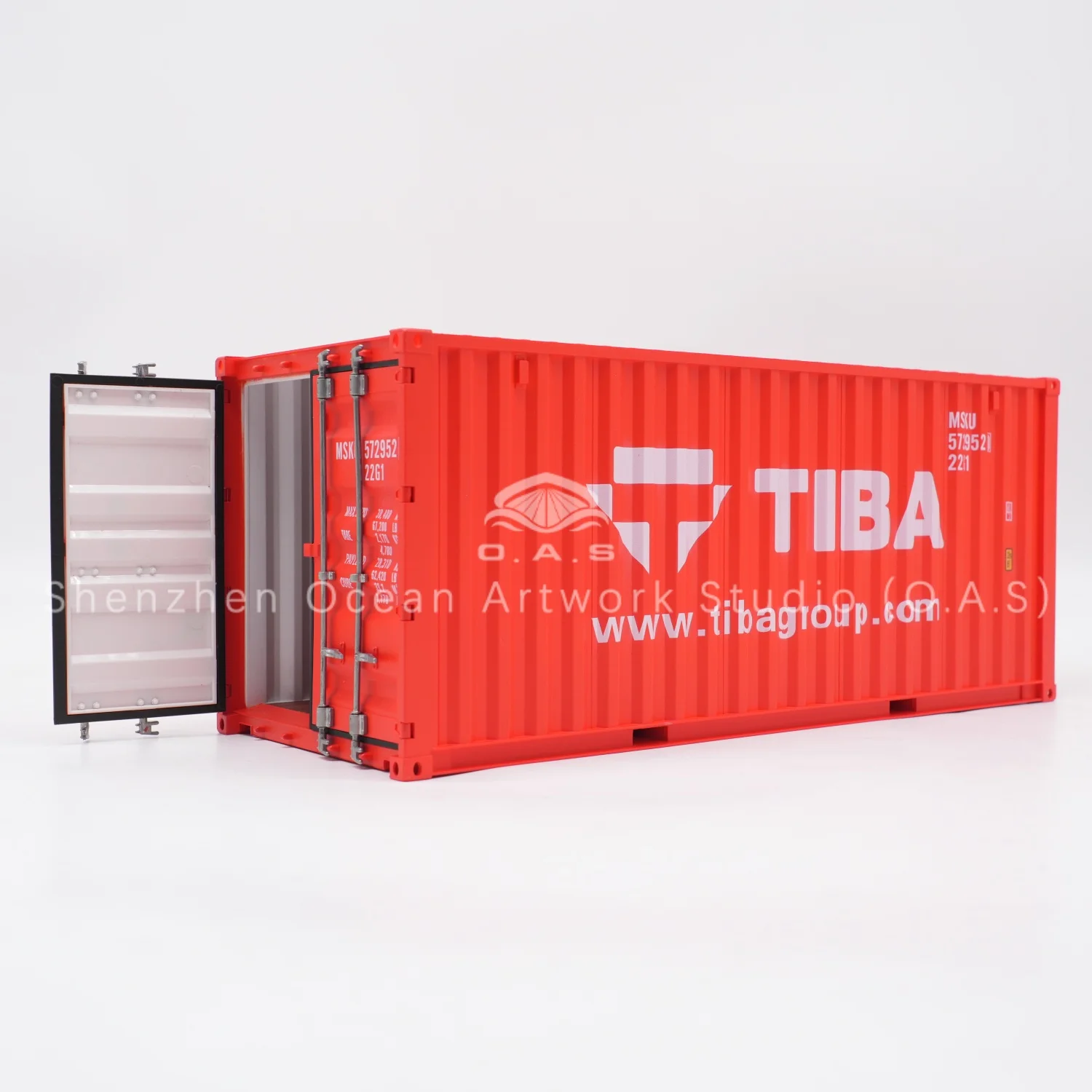 pianca Foinsíochta O.A.S. 【L】 Stóilín Faisnéisithe Tionscadail Scála 1:20 Boscanna Seolta Plastach CONTAINER TIBAH