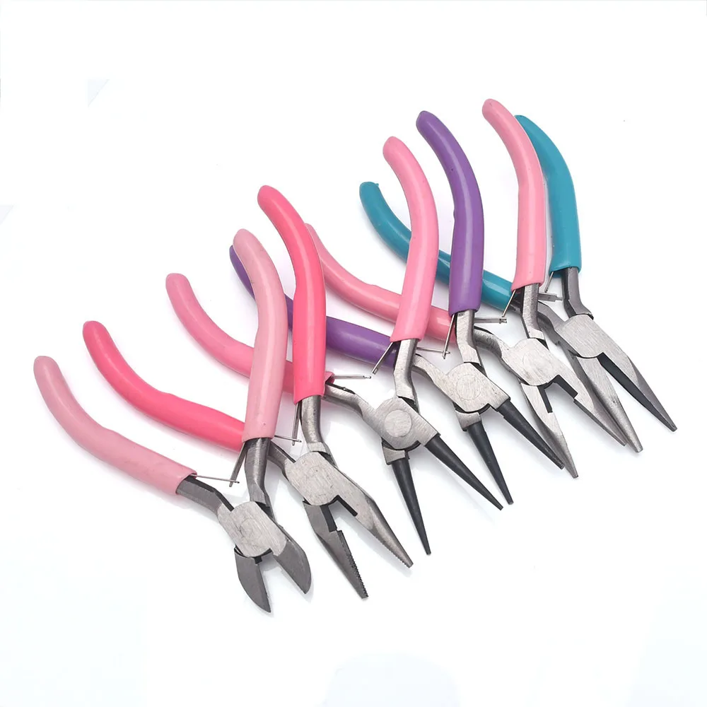 Jewelry Pliers Set with Needle Nose Round Wire Cutters for Crafts Repair Making-for Fingers