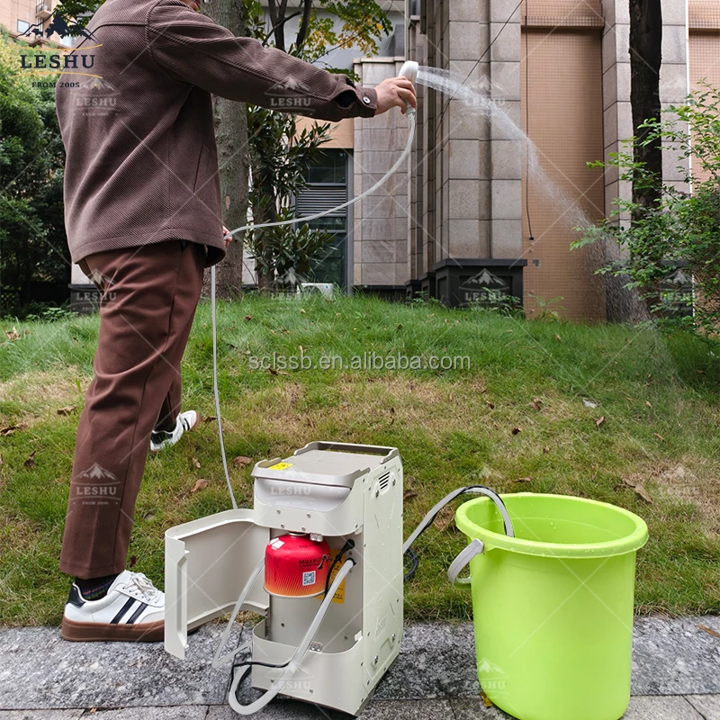 Outdoor Portable Hot Water Wholesale Selling Tankless Gas Water Heater LPG Outdoor Instant Gas Shower for Horse Camping