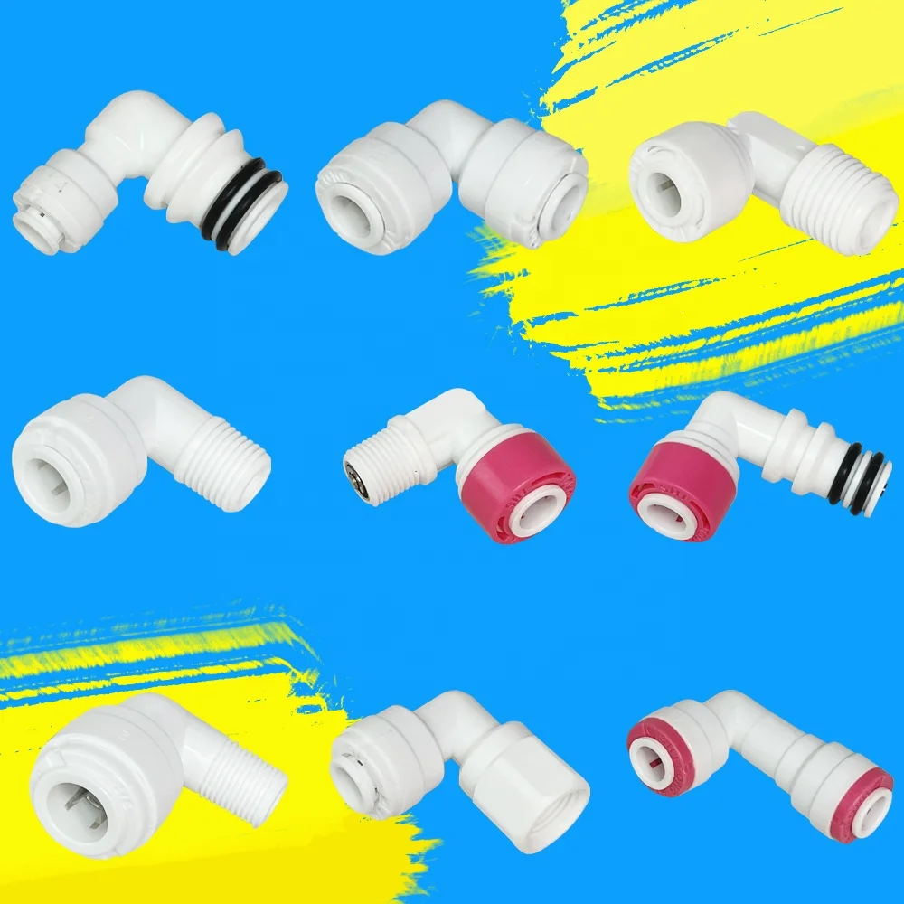 Фильтр для очистки воды при помощи обратного осмоса воды система трубопровода опреснения морской воды быстрое соединение типа 1/4 3/8 RO ПЭ трубы разъем