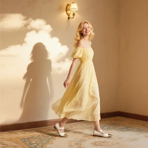 Women's Multi-color Mary Jane Pumps Genuine Leather Upper Soft Thick Heel (3-5cm) Slip-On Closure Rhinestone Decoration Pointed