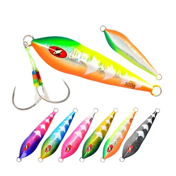 Lure Metal Jig Sea & Boat Fishing Luminous Bare Plate Fast-Sinking Bionic Boat-Shaped Without Hooks – Metal Jig – view 3