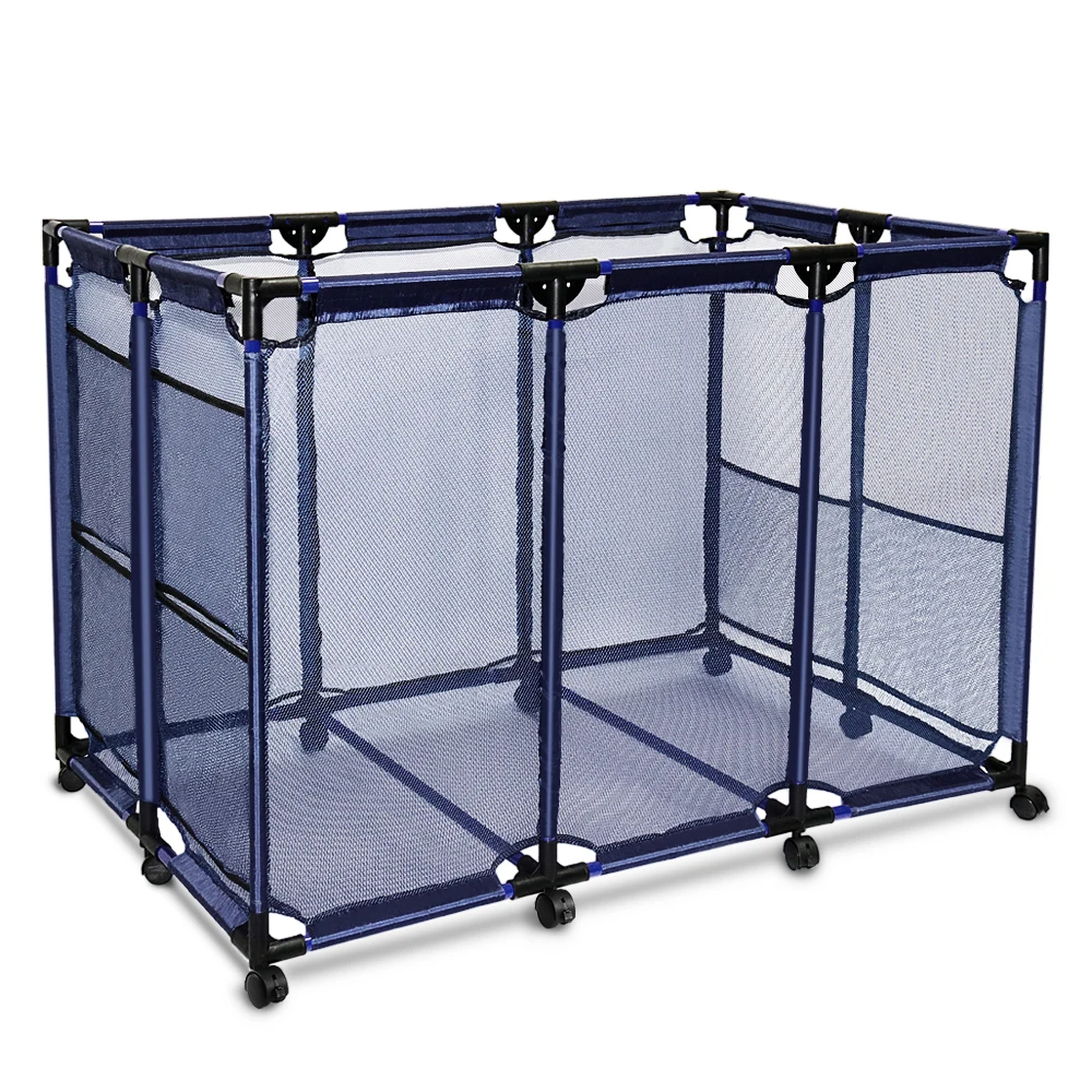 modern blue pool storage bin