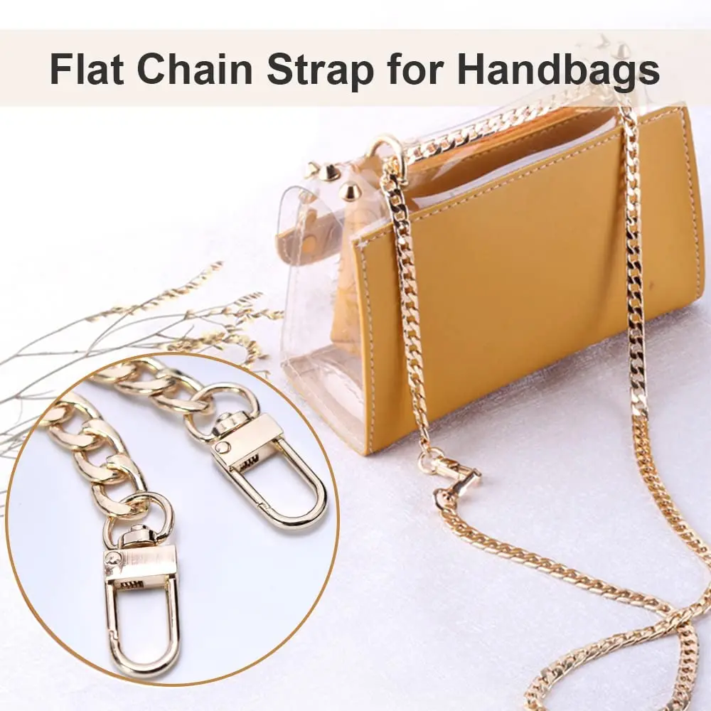 High Quality Custom Rose Gold DIY Bag Accessories Purse Shoulder Strap Metal Chains for Handbag