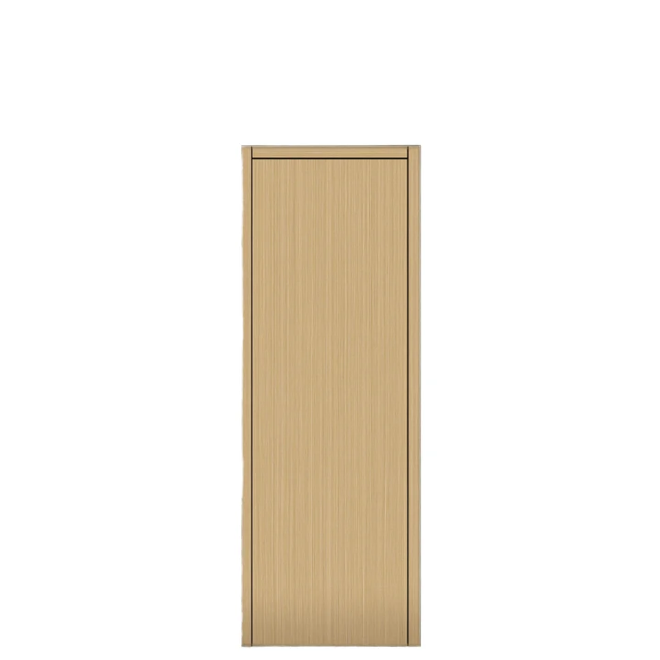 Modern Minimalist Solid Wood Slab Door with Invisible Fiberglass Netting for Living Room Kitchen Home or Apartment Decoration