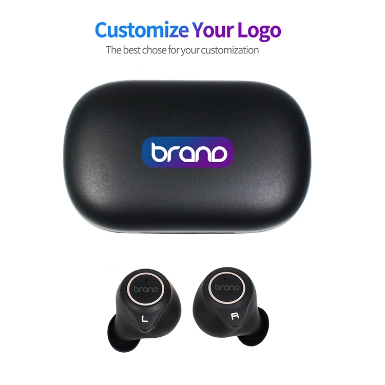 OEM Qualcomm QCC3040 Chipset TWS W1 Plus Matte Black Wireless Earbuds Noise Reduction