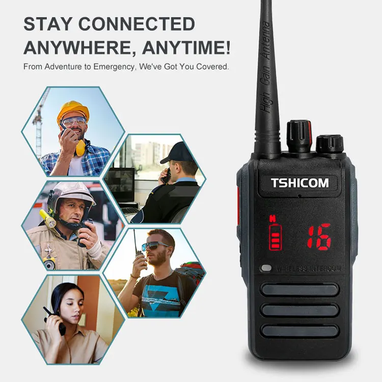 High Quality Vhf Uhf Long Range Handheld Portable Two Way Radio Walkie