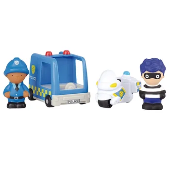 Playgo   POLICE PATROL CHASE SET  Police Toy Car Plastic Children's Toys