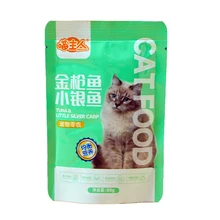 Chinese Factory Price Custom Logo Cat Snacks Treats Wet Food Pet Fresh Meat Bun