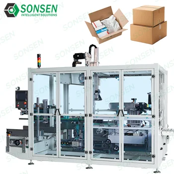 Popular Customization Box Opening And Encasement Packing Sealing Box Package Machine Paper Box Packaging Machine