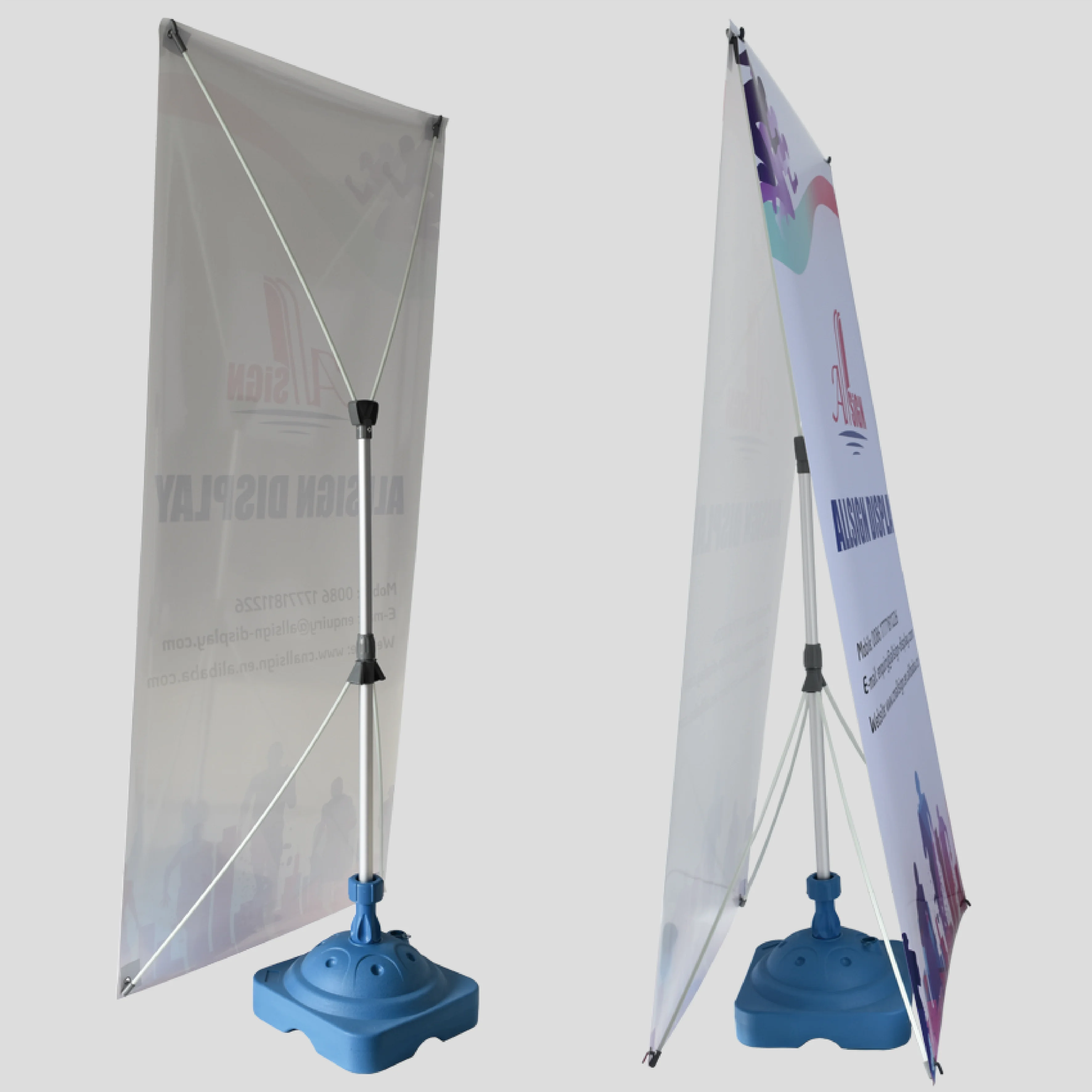 Best Seller Outdoor Frame Design Lightweight Portable Water Base X Banner Stand Buy X Banner