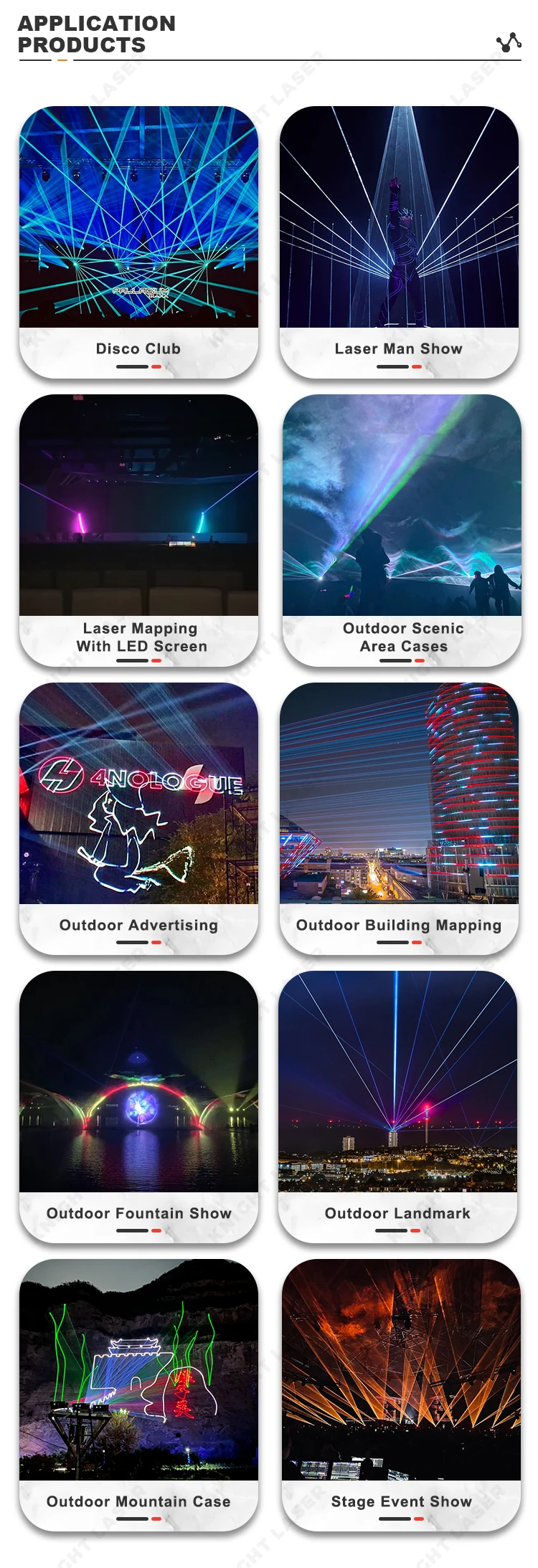 Yunxin 5w Dj App Control Rgb Animation Laser Light for Stage
