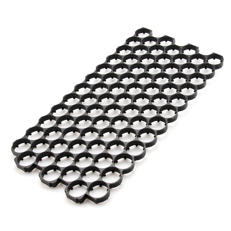 Customizable Cylindrical Lithium Cell Honeycomb Tray Battery Pack Spacer Organizer Bracket Premium Accessory for Efficient