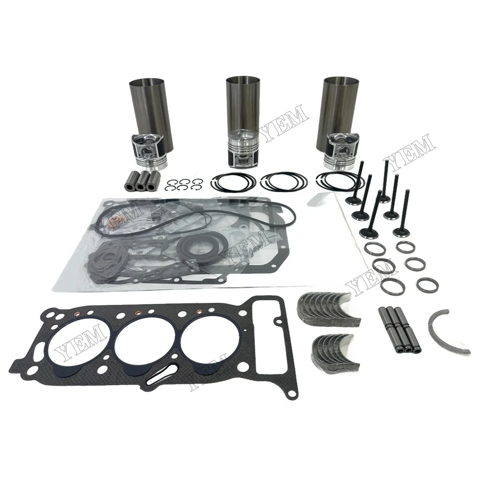 For Isuzu 3KR2 Engine Overhaul Gasket Kit Engine Part Gasket Piston Set