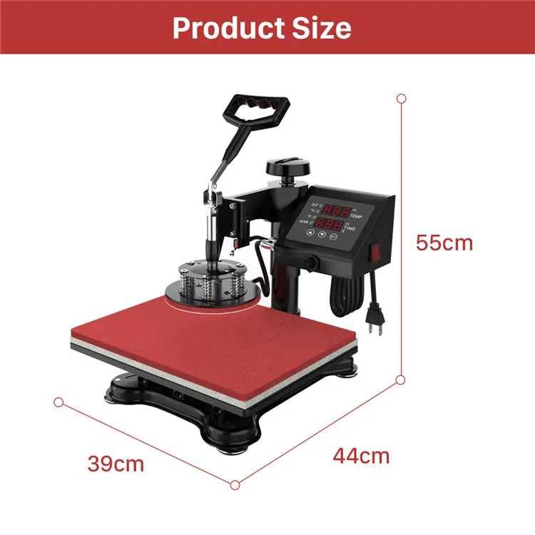 Sublimation Machine 8 in 1 Combo Heat Press Machine Heat Transfer Tshirt Printing Tumbler Mug Press Machine