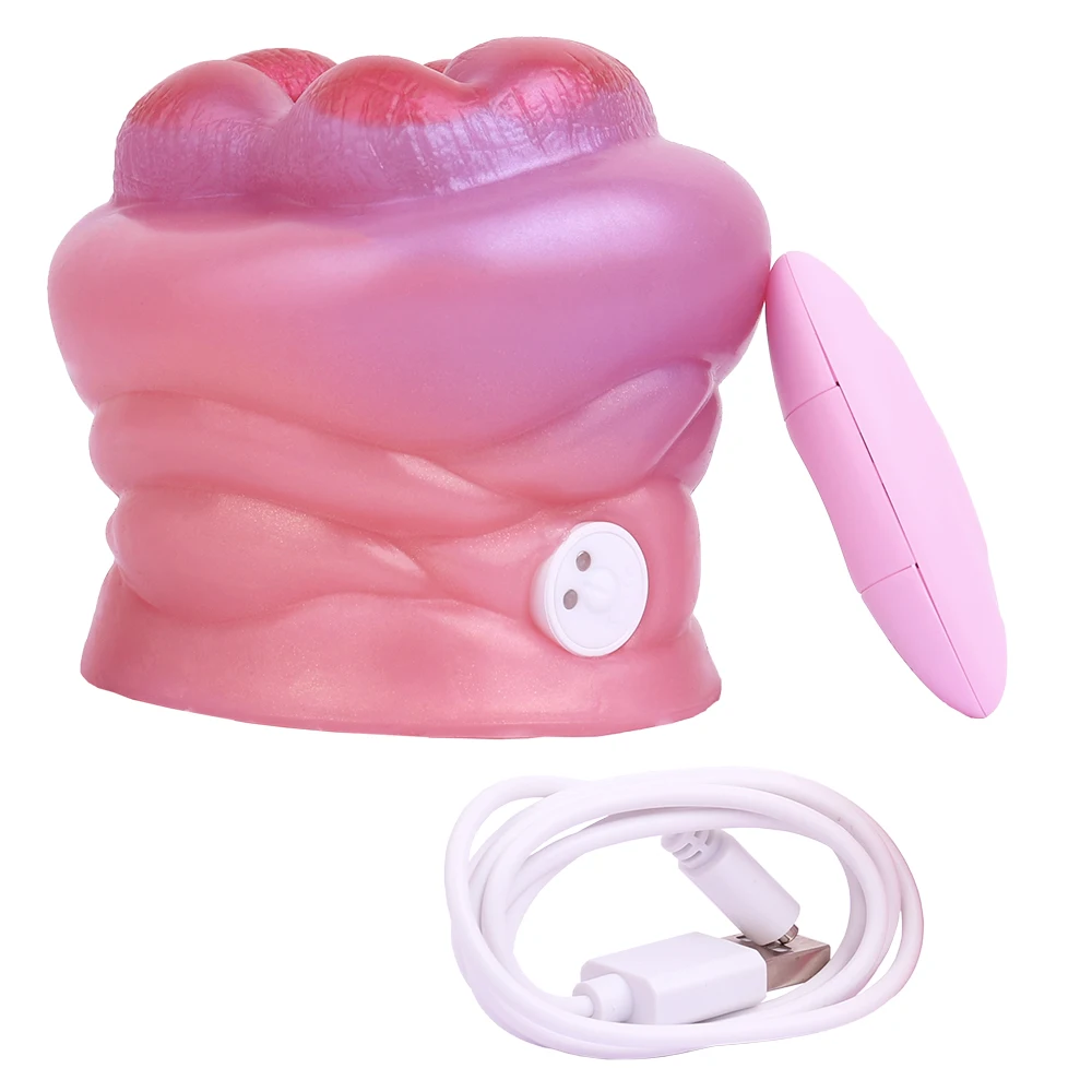GEEBA Mini Stroker Penis Trainer Male Masturbator Small Pocket Pussy  Vibrating Cup Glans Trainer Sex Toys for Men Masturbate