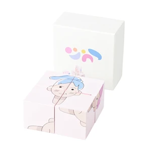 OEM Personalized Pattern Giant Jigsaw Puzzle Custom Printing 4-piece square Jigsaw Puzzle for Children and Adults