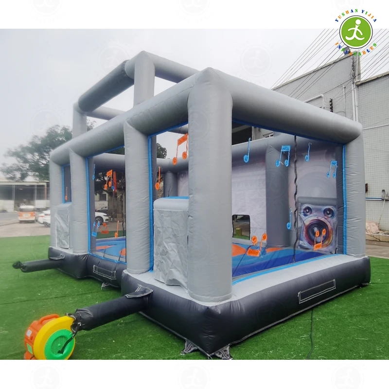 Wholesale Party Rental Equipment Boombox Bouncer House Boom Box Bouncer