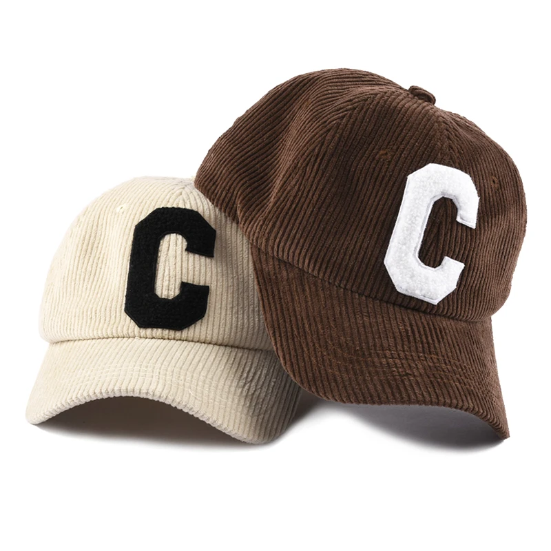 Custom Corduroy Baseball Cap - Personalized With Your Text, Logo, Or Photo, Unisex - View #3