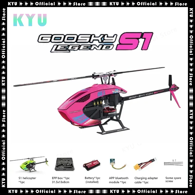 Goosky Legend S1 Helicopter (BNF) - White – HeliDirect