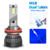 M6B(ขาว+น้ำเงิน)/หลอดไฟ 1 ชิ้น
