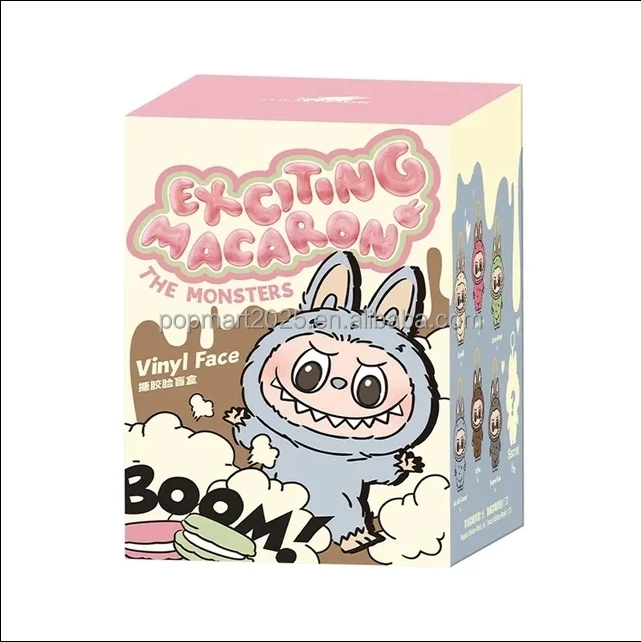 POP MART Labubu Monster Macaroon Blind Box Vinyl Face Series