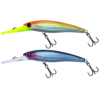 Sea Fishing Trolling Artificial Hard Bait Floating Stainless Steel 140mm 160mm 180mm Minnow Lure Southern Oil Green – Minnow – view 4