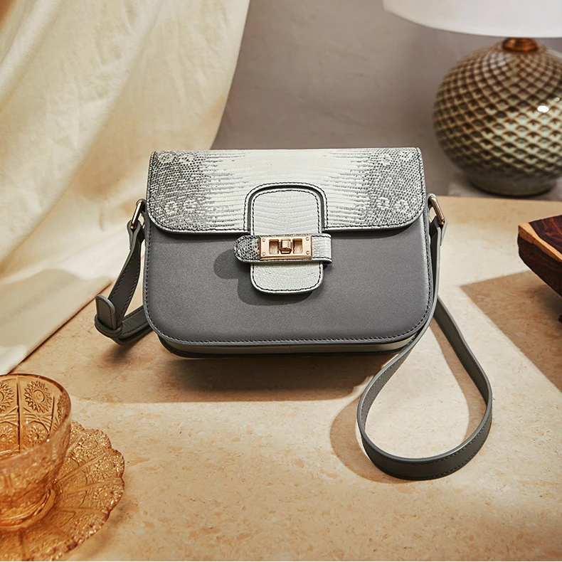 Bolso Para Mujer Luxury 2022 Exotic Lizard Leather Lady Shoulder