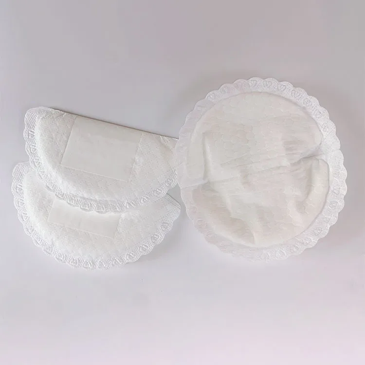 MB06-03 organic gots certified breast pads cotton and bamboo disposable nursing pads
