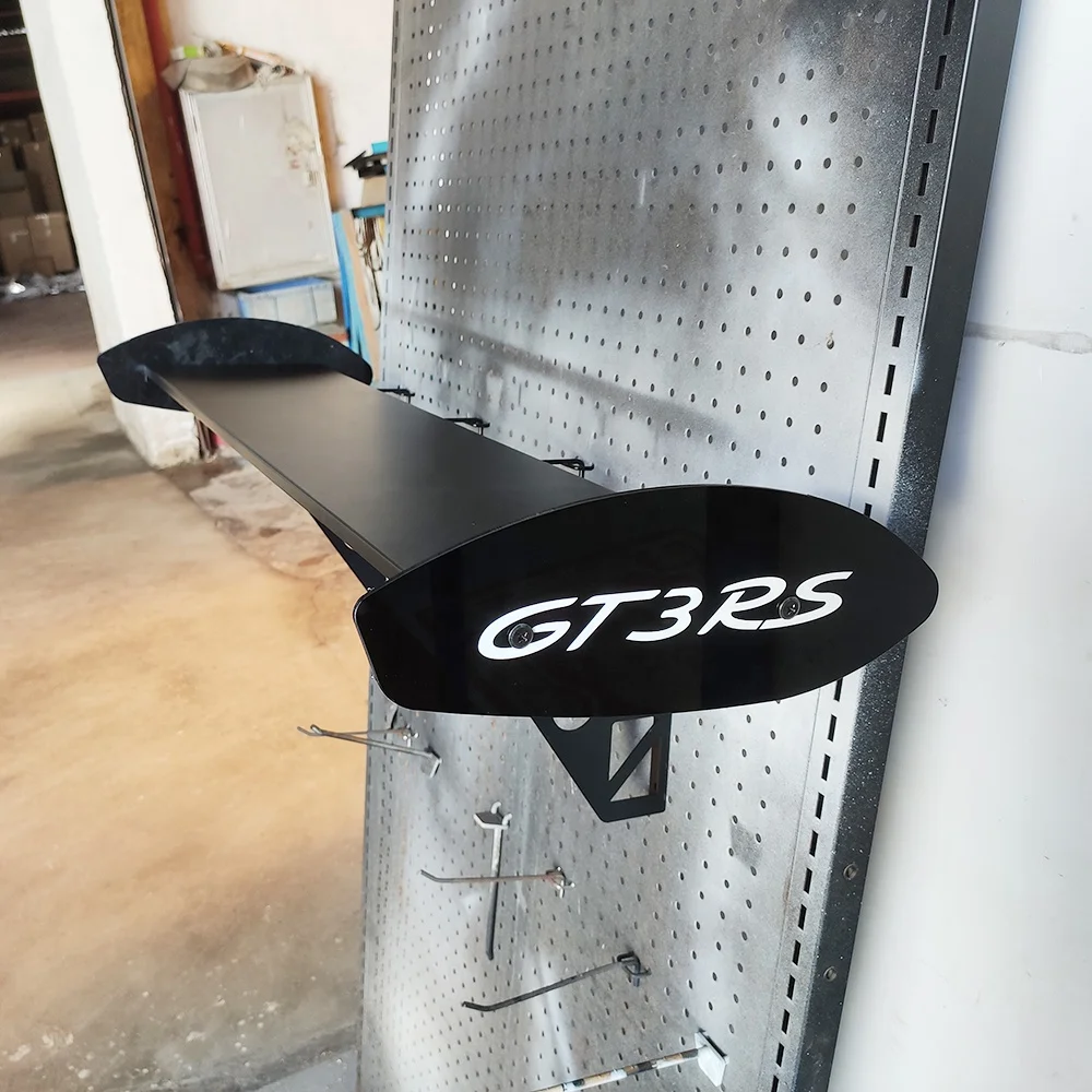Mini Aileron Voiture Universel Argent - Spoiler Arrière Décoratif ABS, Améliore L'Esthétique Et Stabilité