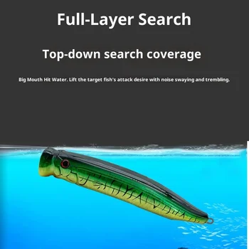 Factory Wholesale Stainless Steel Popper Lure All-Depth Layer Shore Casting Long-Range Hard Bait 82g Fishing Tackle – Popper – view 5