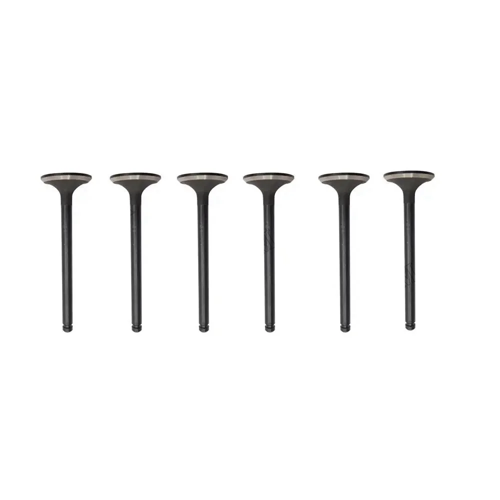 6 Pcs Exhaust Valve 6221-43-4210 for Komatsu SAA6D108E-2A-8 SAA6D108E-2A-C Engine in USA