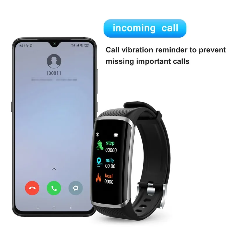 Смарт-браслет M8, 1,14 дюйма, водостойкий, IP67, с Шагомером