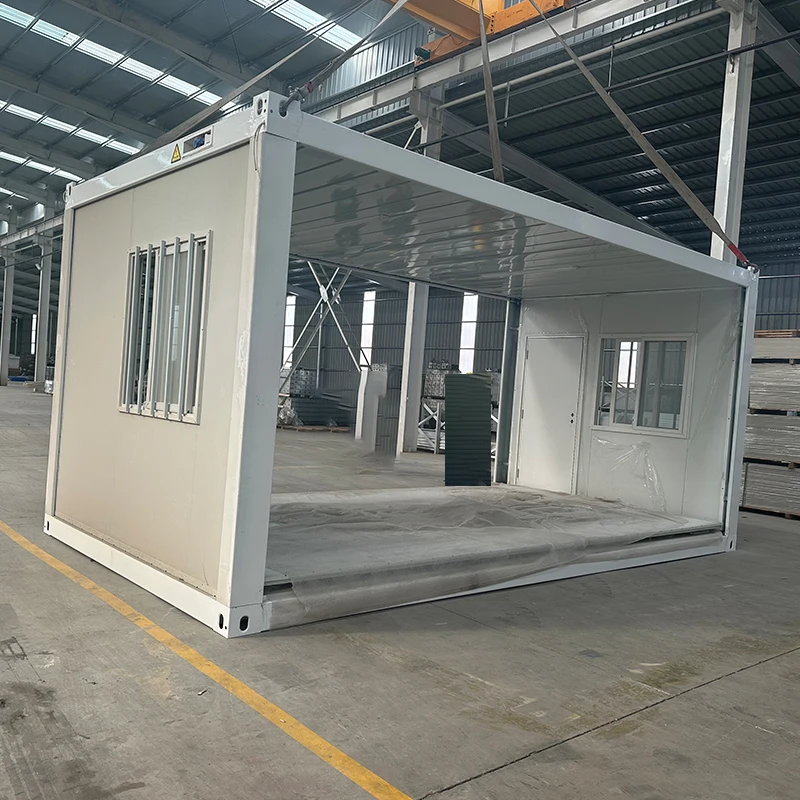 China Factory 20FT Easy Install Foldable Ready Made Big Size Folding Modular Prefab Prefabricated Container House